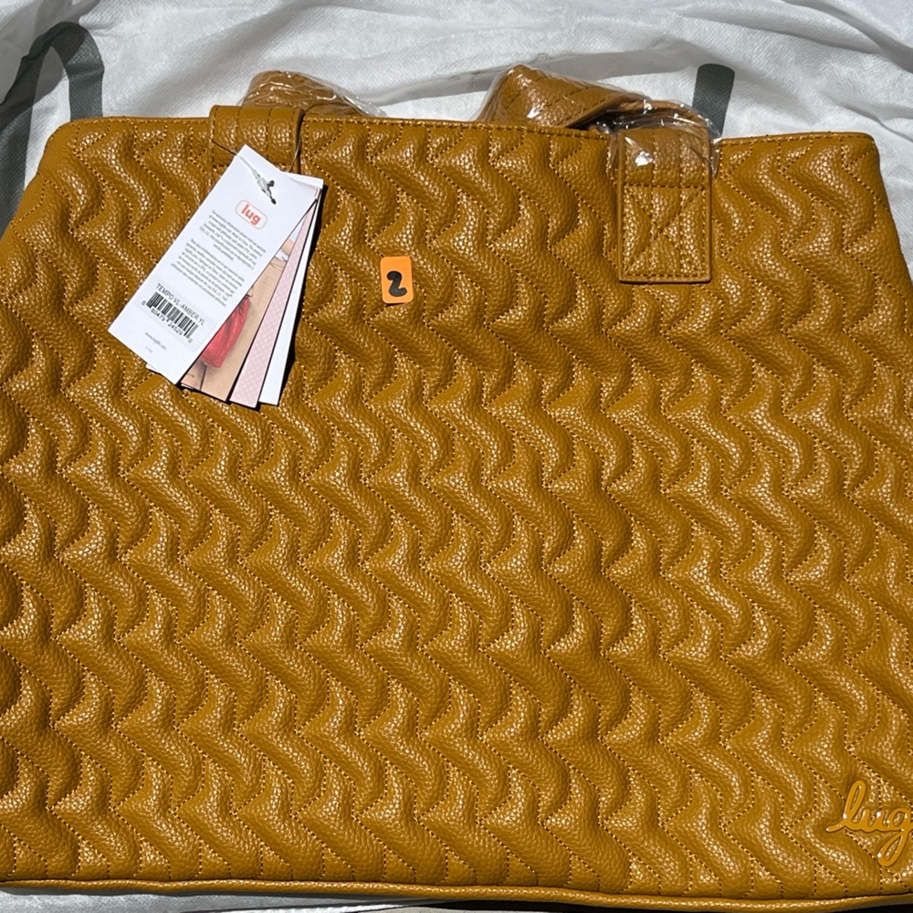 LUG Tempo Classic VL (Vegan Leather) Amber Yellow
